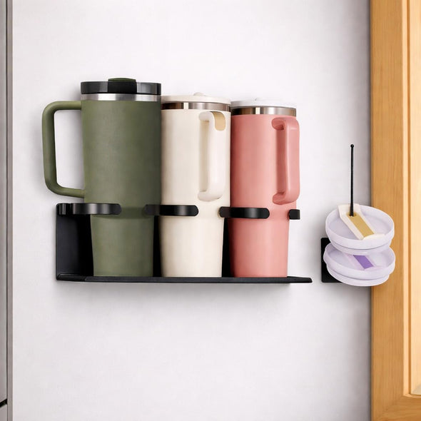 HAMARA Fiber Steel Magnetic Stanley Cup Holder for Fridge