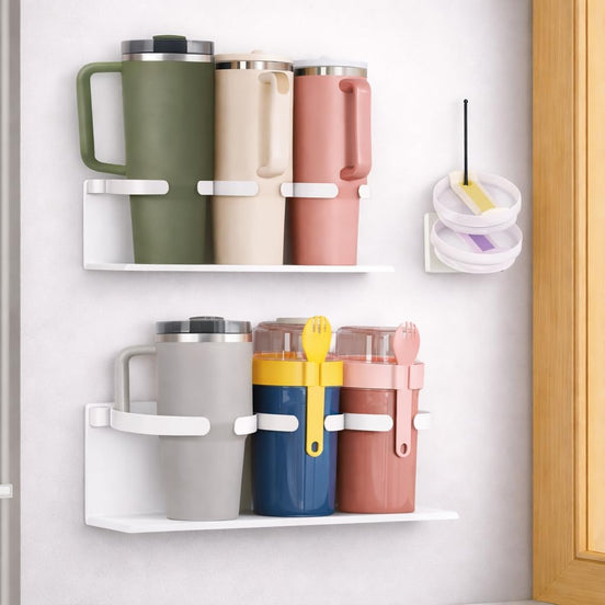 HAMARA Fiber Steel Magnetic Stanley Cup Holder for Fridge