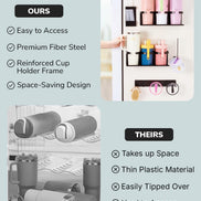 HAMARA Fiber Steel Magnetic Stanley Cup Holder for Fridge