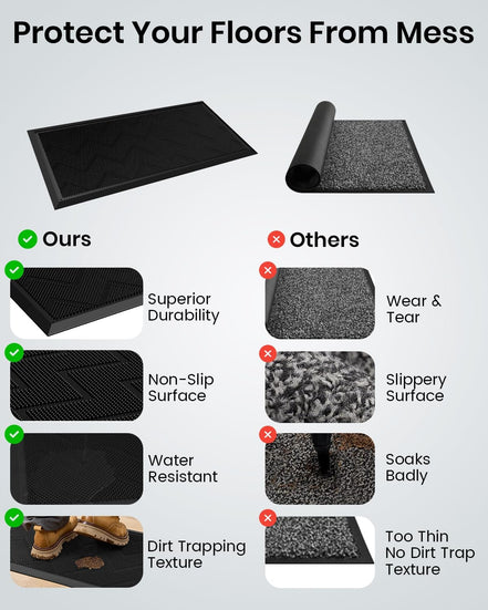 HAMARA Dirt Trapping Front Door Mat