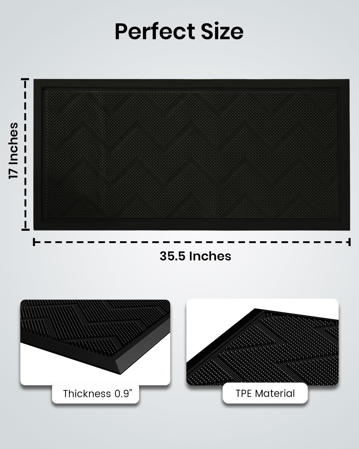 HAMARA Dirt Trapping Front Door Mat