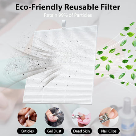 Hamara Nail Dust Collector With 8000 RPM Suction Power