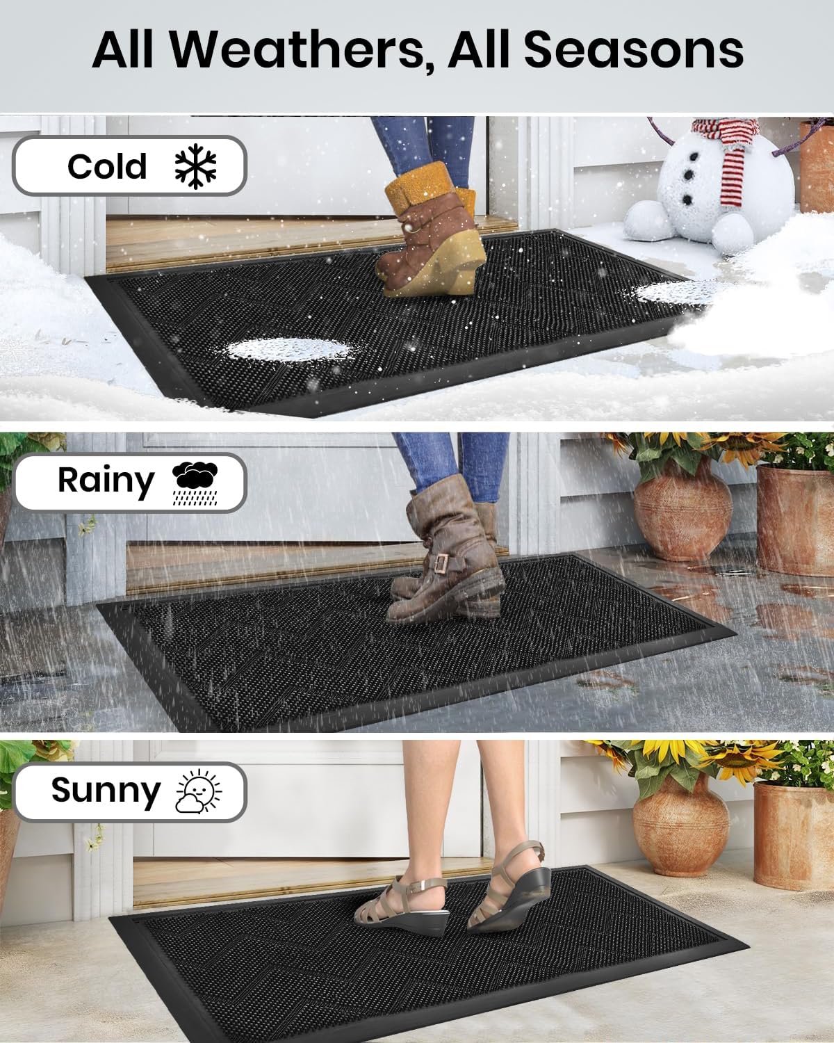 HAMARA Dirt Trapping Front Door Mat